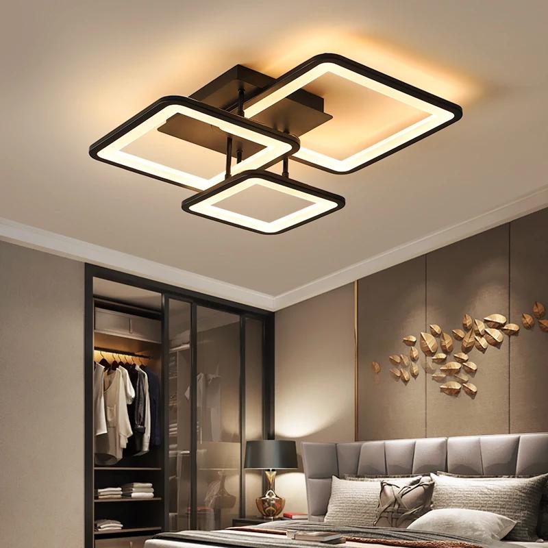 Modern LED Ceiling Lamp Nordic Modest Chandelier Living Study Room Bedroom Dining Room Indoor Home Decor Lustre Light Fixtures