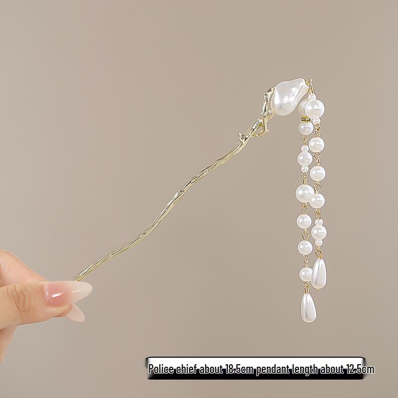 Vintage Chinese Style Hairpin for Updos - Elegant Retro Hair Stick with Tassel for Qipao