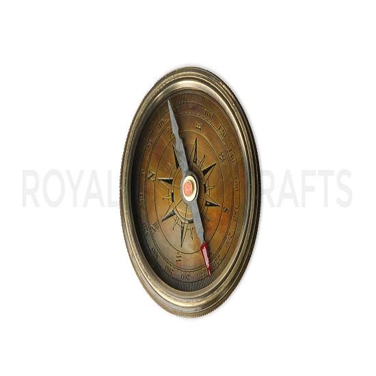 Brass Compass With 100 Years Calendar Vintage Look, Valentines Day Gift Antique Vintage Nautical Compass Christmas Gift