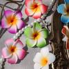 10Pcs 5cm Hawaiian Plumeria  PE Foam Artificial Flower DIY Wreath Headdress Flowers Wedding Decoration Party Supplies