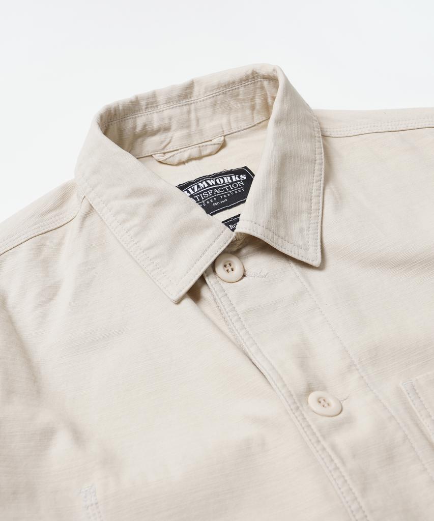 Frizmworks Backsatin French Work Jacket _ Cream
