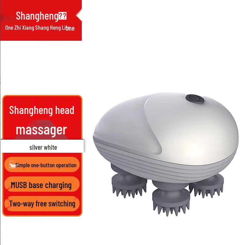 

Shangheng Electric Head Scalp Massager - Standard Silver