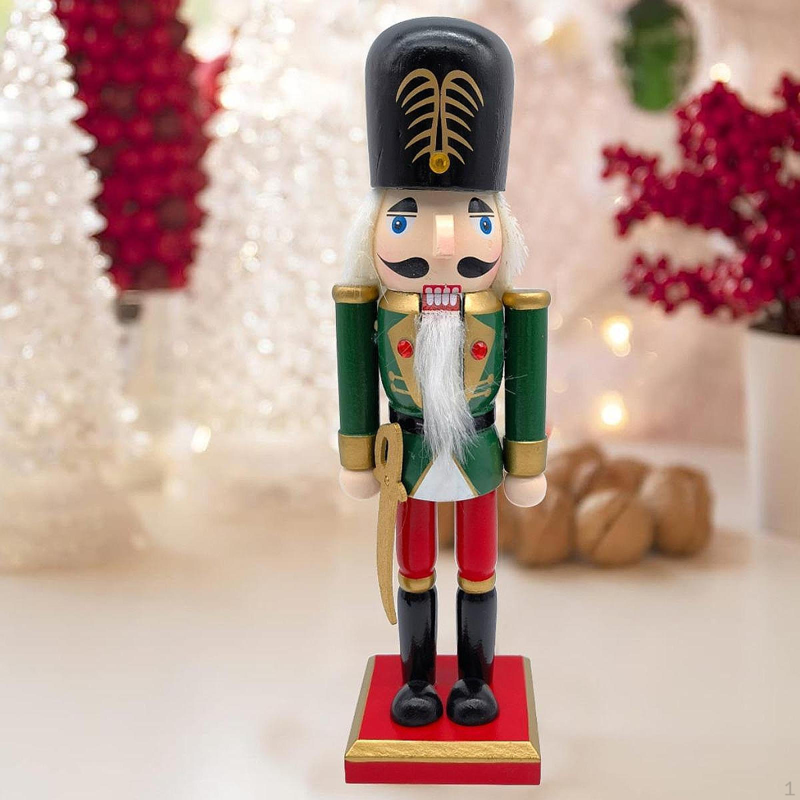 

Рождественская кукла-украшение «Щелкунчик», скульптура для украшения дома, праздничные атрибуты Style F