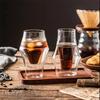 Dubbelväggig glas espressokaffemugg transparent högt borosilikatglas te latte vinglas bar barista café tillbehör