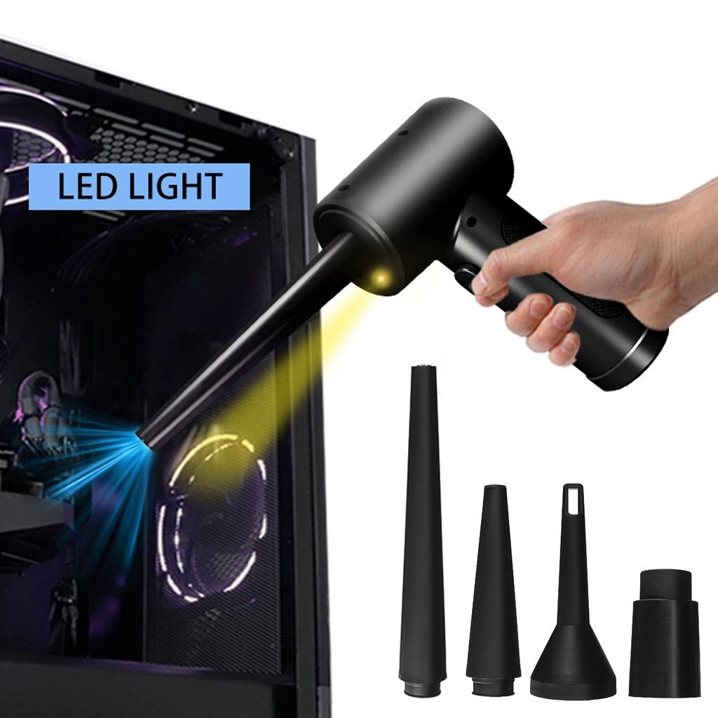 51000 RPM Cordless Air Duster Electric Air Blower Compressed Dust Blowing Guns Handheld PC Camera Keyboard Cleaner 68W DC 5V