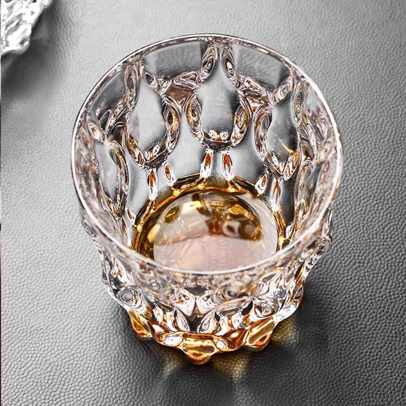 A 260ml Crystal Glass Whisky Glass A Creative Personalized Glass Luxury Wine Glass Is Perfect As A Holiday Gift for Your Family