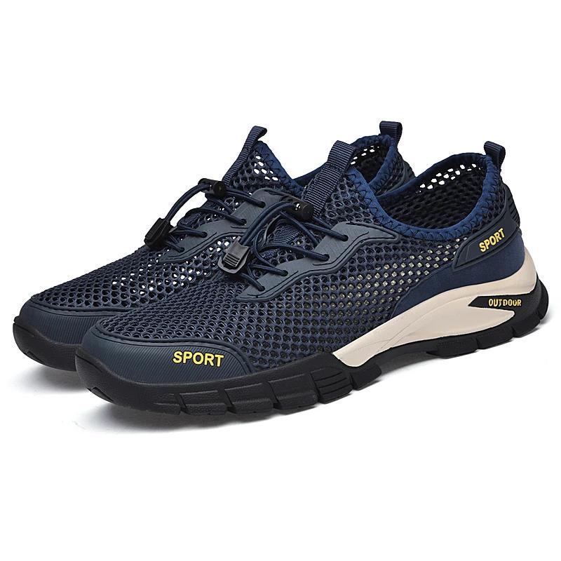 Hot Sales Men Hiking Shoes Anti Slip Wear-Resistant Travel Off-Road Sneakers Summer Breathable Water Wading River Tracing Shoes
