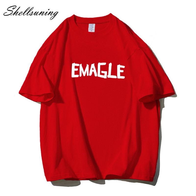 Shellsuning большие хлопковые футболки с графическим рисунком женские летние мягкие — фото 11