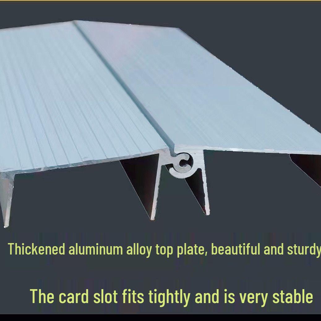 Складная стремянка-А-образная рама из алюминиевого сплава шириной 13,5 дюймов - Портативная лестница для лазания в помещении 30cm