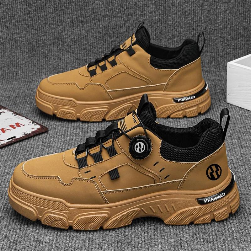 Fashion New autumn breathable casual sports shoes for comfortable jogging, thick soled white shoes for men, vulcanized shoes