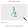 WOSTU 925 Sterling Silver Colorful Sewing Machine Charm Bead Pendant Fit Original Bracelet Necklace For Women Jewelry
