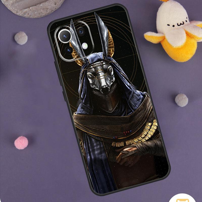 Egypt Nefertiti Anubis Ankh Case For Xiaomi 13T 12T 11T Pro 13 14 Ultra 12 Lite POCO X6 M6 F5 F6 Pro X5 X3 F3 M5s Cover
