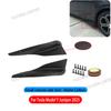 For Tesla Model Y Juniper 2025 Rear Bumper Spoiler Lip Carbon Fiber Wing Trim Anti-crash Diffuser Side Skirt Wrap Angle Splitter