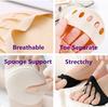 RuiChy Toe Socks with Toe Inner Foot Sweat Odor Sole One Size Fits All Socks, Five-Toe Holes, 6-Pair Set, Socks, Low-Profile Covers, Absorbent,