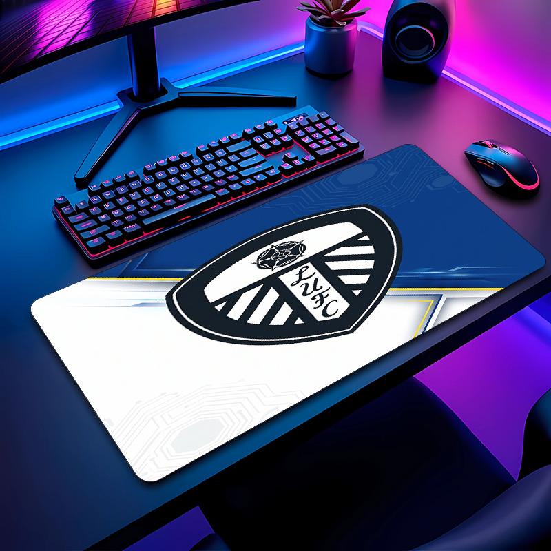 Leeds United Football Pattern Mouse Pad Non?Slip Rubber Base Gaming Mousepad For Desk Office Home