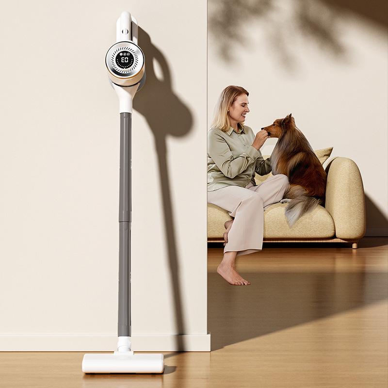 

High-Power Wireless Vacuum & Mop with Strong Suction for Pet Hair Removal серый/белый