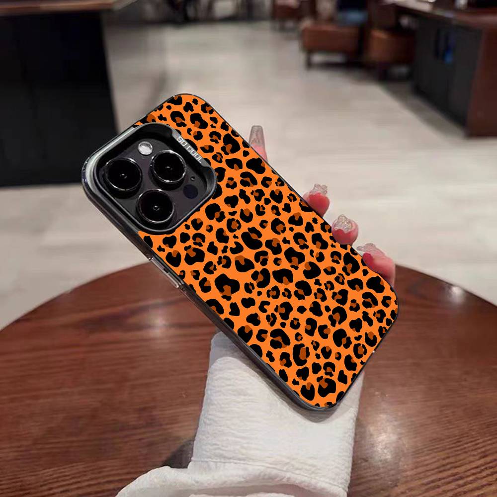 Sexy Leopard Print Phone Case For IPhone 17 16 15 14 13 12 Mini 11 8 7 Pro Max Plus Colorful Phone Case