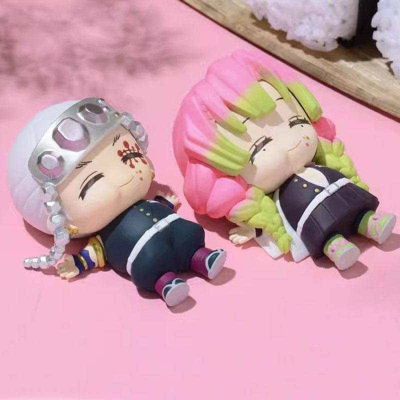 6 Stylů Anime Komiksy Útulný Sytý Demon Slayer Akční Figurka Kamado Tanjirou Nezuko Zenitsu PVC Figurka Model Hračka Sběratelský Dárek