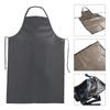 Black Cooking Chef Apron PVC Work Apron Soft Aquatic Butchery Food Apron