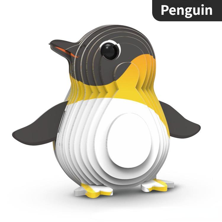 

Детский 3D-пазл для детского сада, пазл с животными, интеллектуальные игрушки для раннего развития, модель динозавра, животного, бумага для детей 3-4-5-6 лет