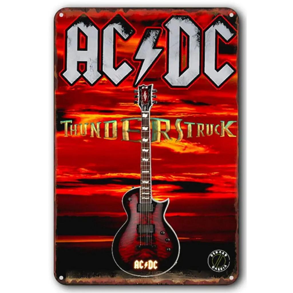 Rock Roll Metal Tin Signs Bands Wall Decoration Plaque Vintage Art Poster Iron Painting for Man Cave Home Cafe Garden Club Bar