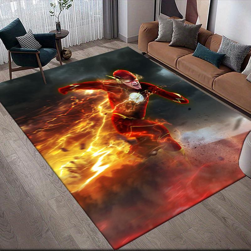 

The Flash Classic Element Square Area Rug, Non-Slip Floor Mat for Living Room, Perfect Gift for Fans.chl 60x90cm