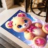 1pc cute bear rug home carpet non slip design for bedroom gift
