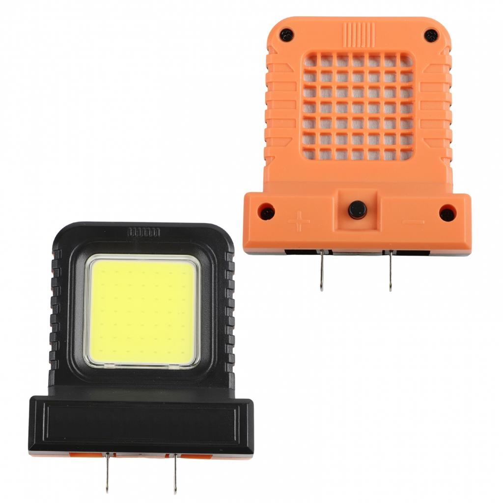 Compact 14W LED Lantern for 20V 21V Batteries Plastic Metal Housing Red Black