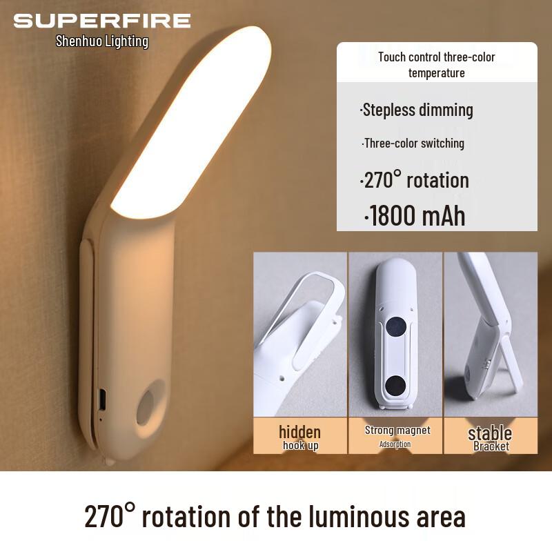 

Touch Control Magnetic Warm LED Lamp