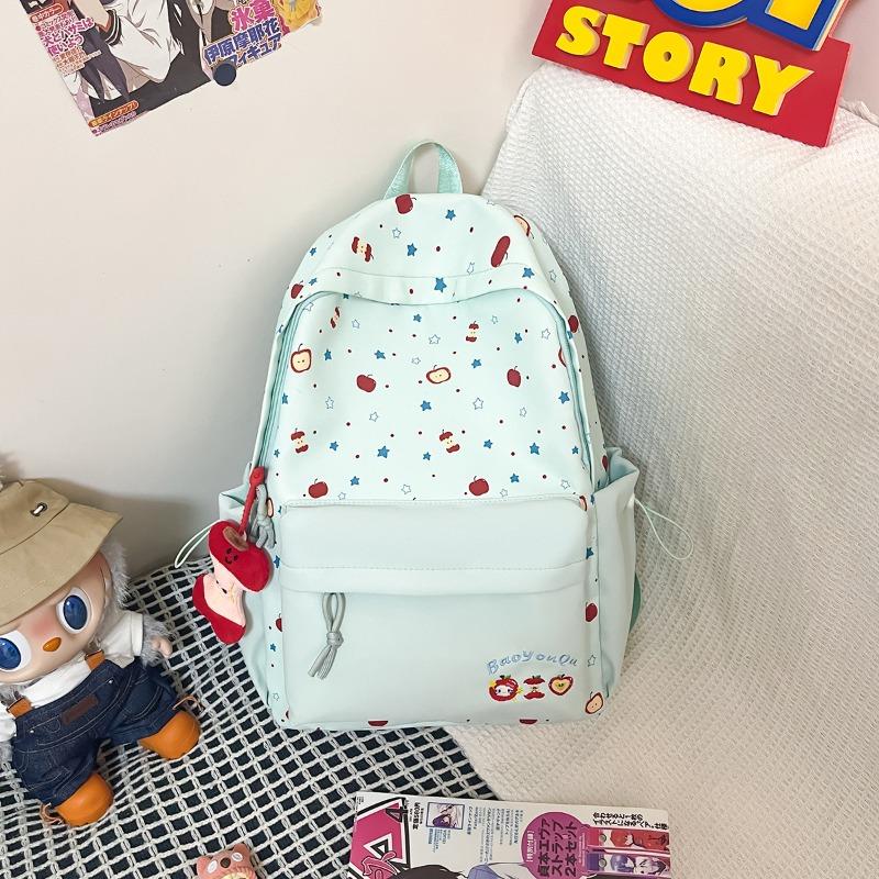 Spring New Schoolbag Korean Ins High Value Primary and Secondary School Students Light Backpack Fresh and Sweet Soft Girl Backpack