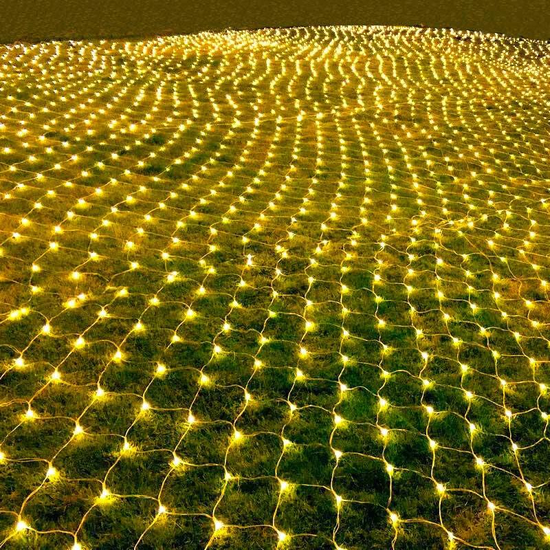 LED-Fischernetz-Lichterkette