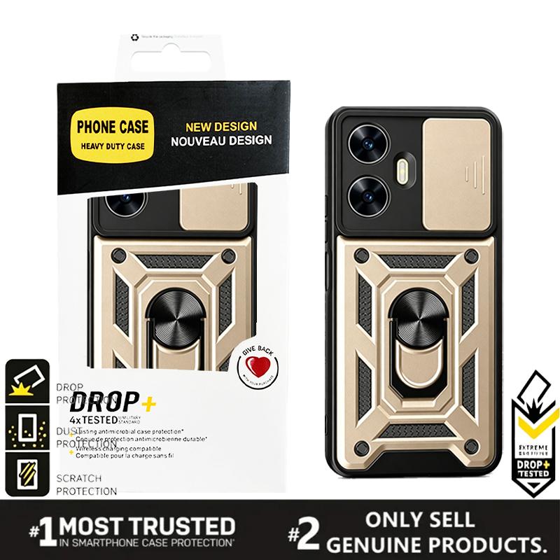 Pancerne Etui Defender Klasy Wojskowej Dla Oppo Reno 15 Pro Max 15C 15F 14 F/Pro A6 Pro A5X A5 4/5G OTT-Box Wygodny Pokrowiec z Podstawką OPPO Reno15 FS 5G złoty