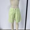 Women's High Waist Striped Plus Size Denim Shorts