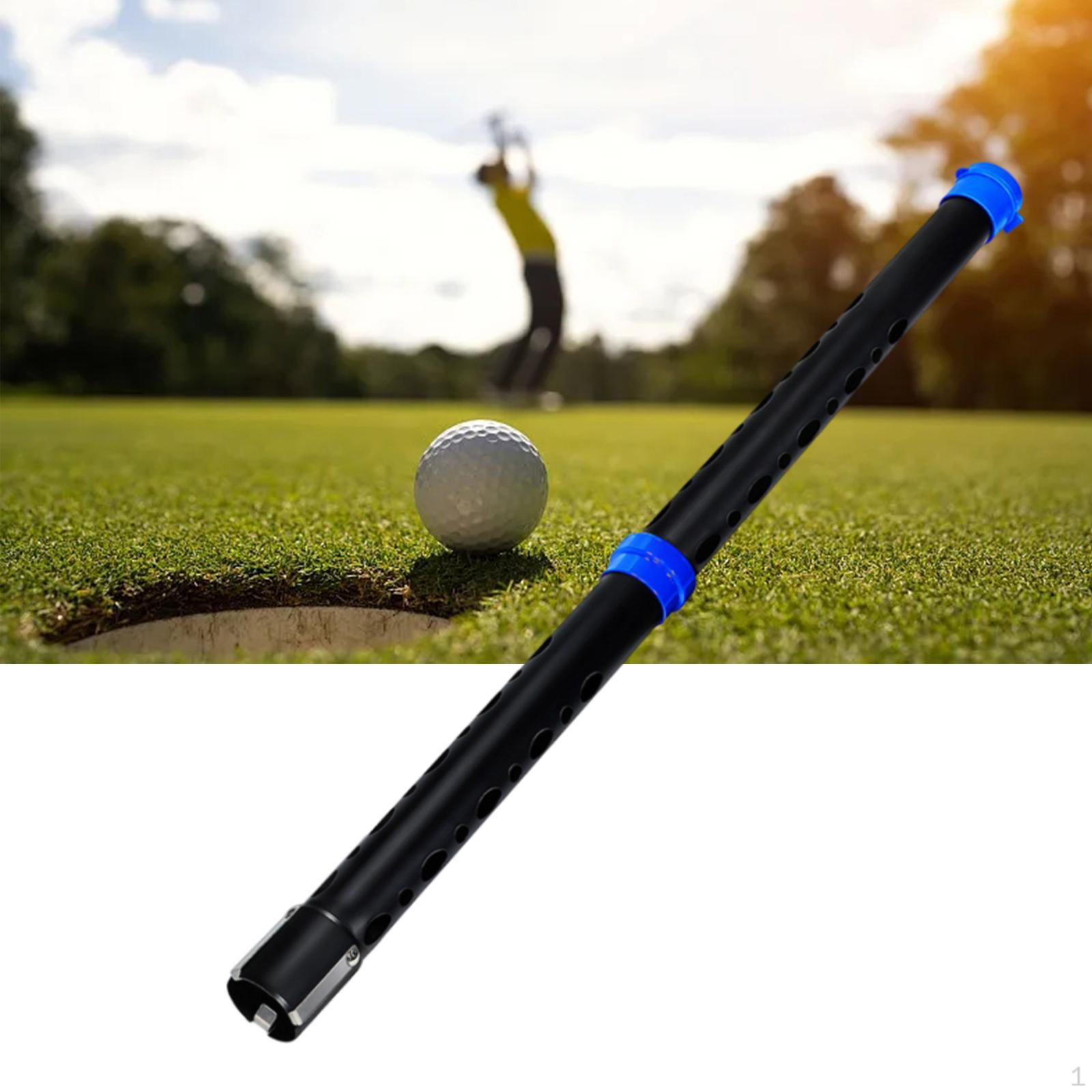 

Golf Ball Retriever Aluminum Alloy Putter Tool,Golf Pick up Tool Collector for Black