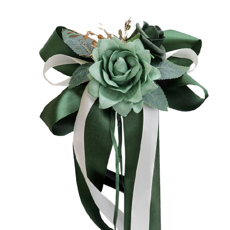 Door Handle Knots for Wedding Car Decoration Stylish Door Handle Flower Bowknot for Wedding Car and Venues Decoration