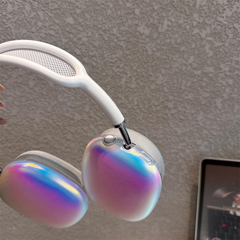Colorful Plating for Apple AirPods Max Protective Case Headset Protective Case AirPods Simple