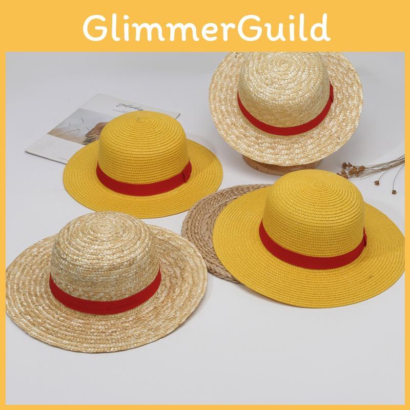 One Piece Luffy Sommer Stråhatt For Solbeskyttelse Med Vintage Stil For Familiens Stranddager