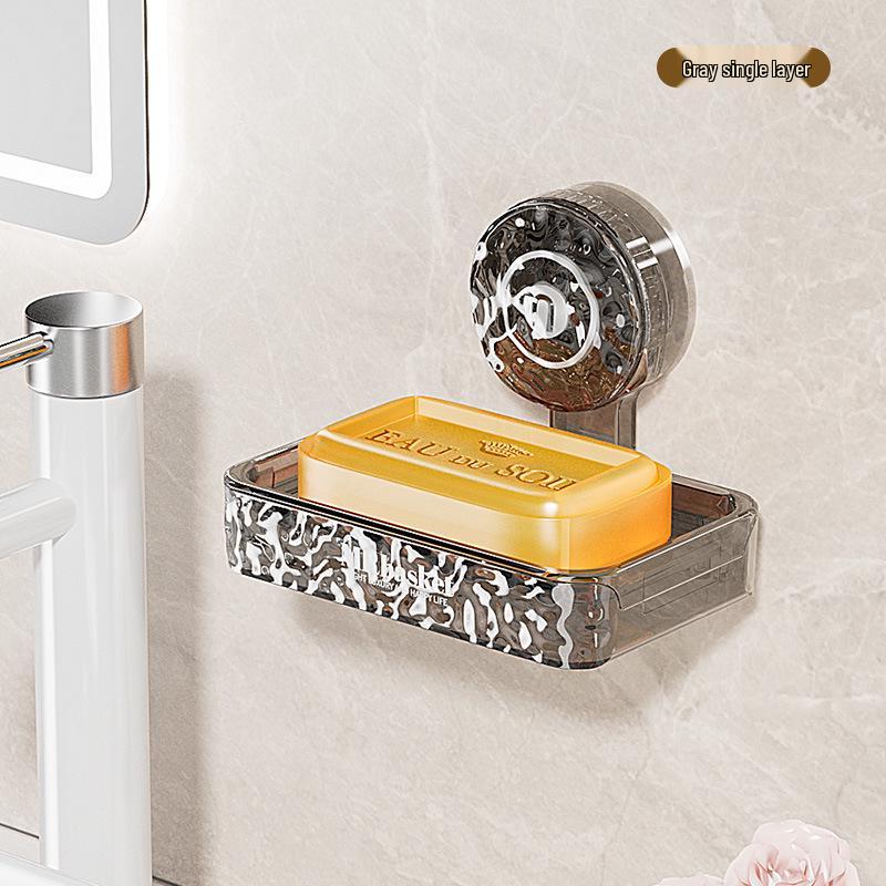 

Настенная мыльница премиум-класса с сильной присоской и дренажом