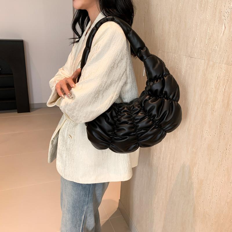 Women's Pleated Crossbody Bag