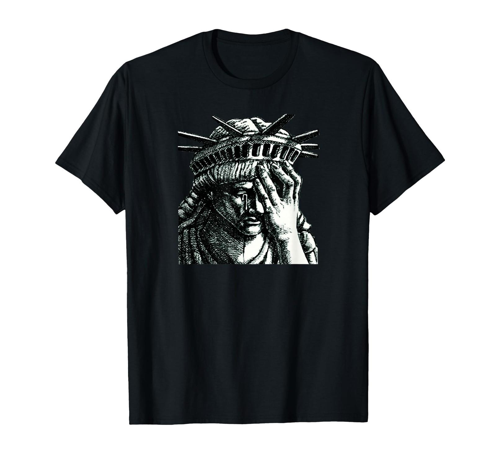 Statue of Liberty Crying Tshirt T-Shirt S