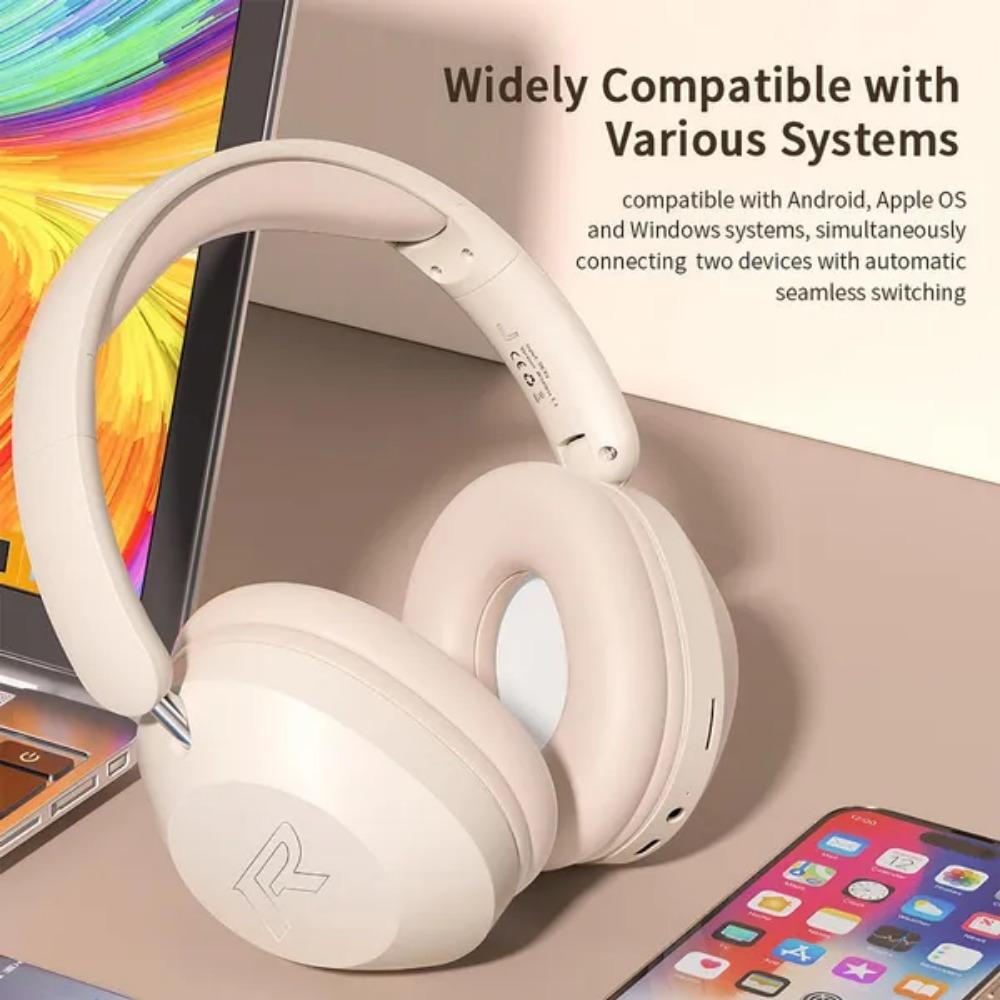 Xiaomi Foldable Wireless Bluetooth Headset Over Ear Sports Headphones High Power Stereo Sound for Cell Phones and Music