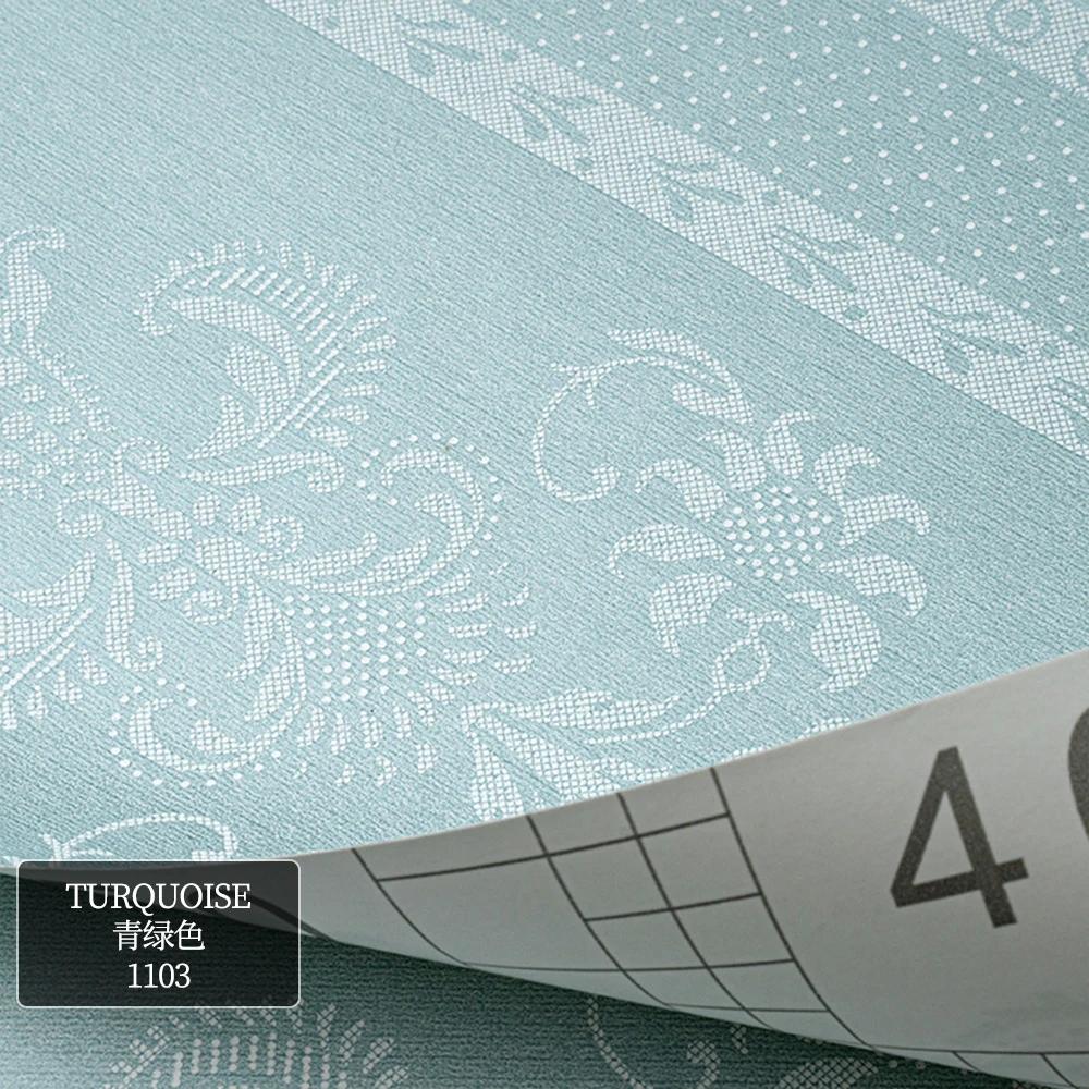 Netkané samolepicí tapety Evropský styl Velký květ Svislý pruh Domácí dekorace Tapeta Samolepicí