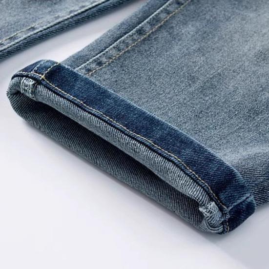 Kinderen Wijdvallende Jeans Hoge Taille Casual Rechte Pijp Broeken Modieuze Kinder Jeans voor Lente Zomer
