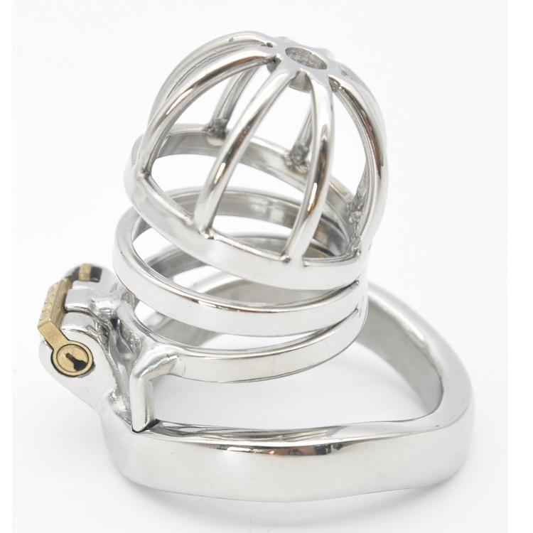 Men's Stainless Steel Chastity Lock ,SM Chastity Cage Sex Tools Chastity Device for Men