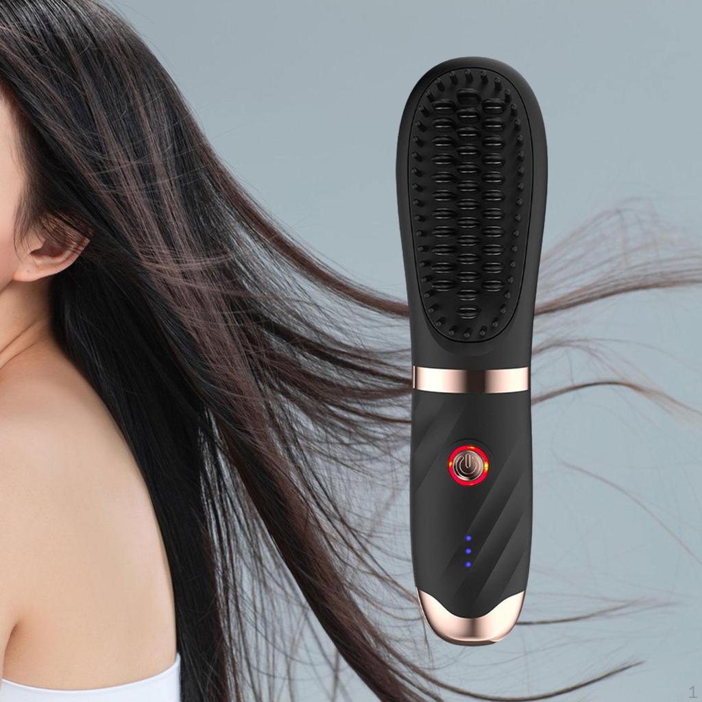 Bezdrátová žehlička na vlasy pro styling, Dobíjecí elektrický hřeben, Nahřívací hřeben