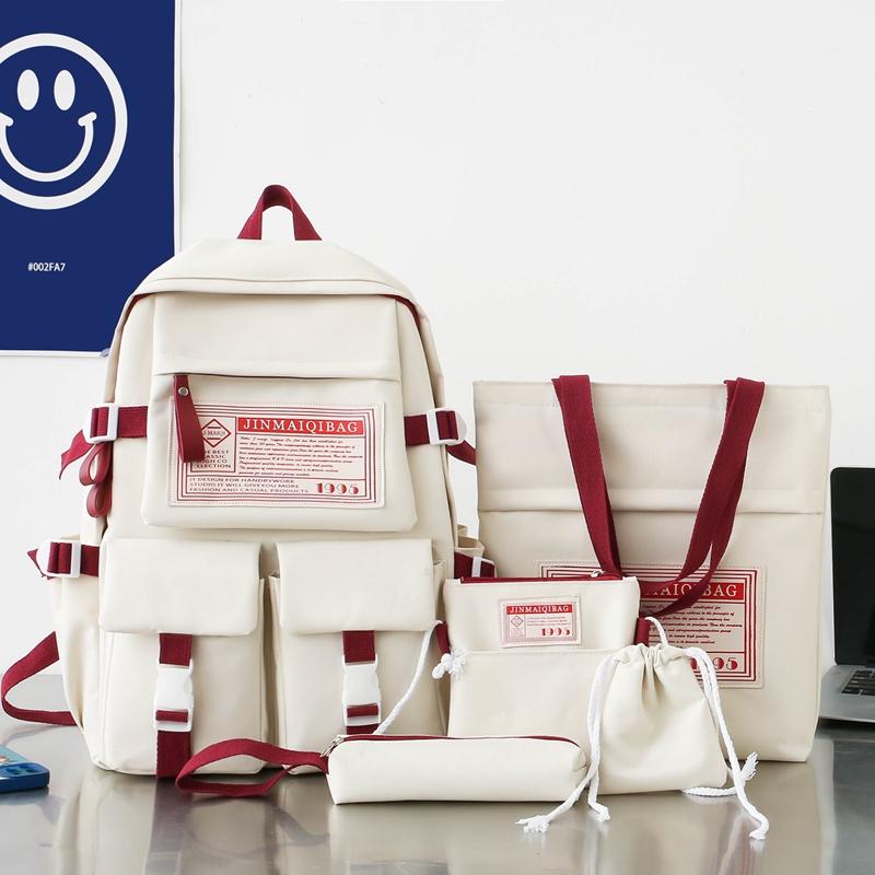 

2023 Новая школьная сумка для девочек, корейский вариант, рюкзак для начальной школы, простой и большой вместительный рюкзак для мужчин