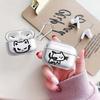 Cartoon Line Cat Case For Airpods Pro3 2 3 Pro2 4 Pro 1 Clear Earphone Cases Cover