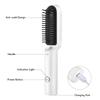 Wireless Heating Hair Comb Straightener Professional Men's Beard Flat Iron Ceramic Electric Hair Brushtool Salon Hair Styling Tool