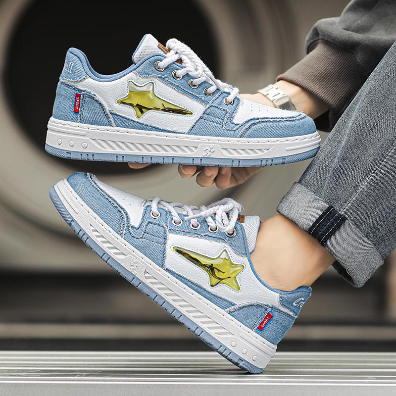 Low-top Board Shoes Hong Kong Style Retro Casual Trend Sports Shoes Personalized Student Shoes Four Seasons