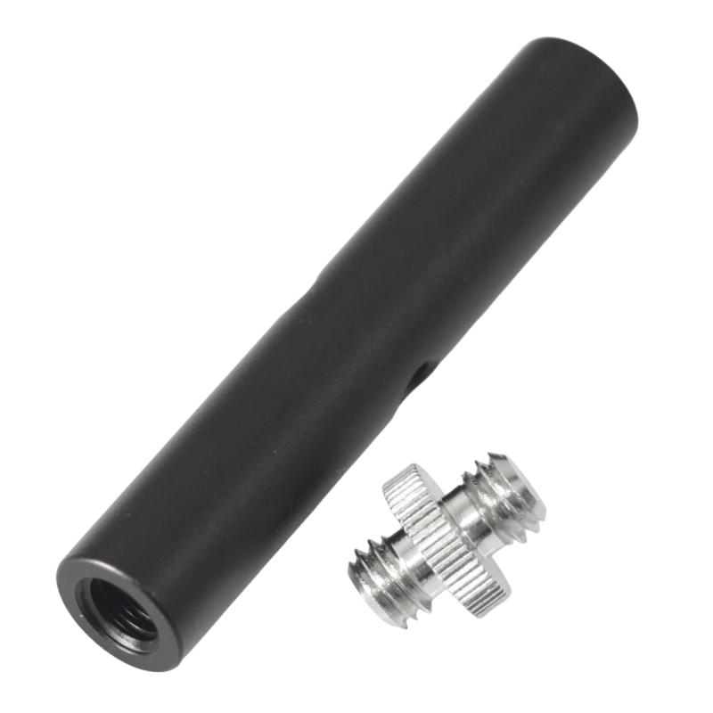 

Lightweight Aluminum Alloy 3/8 Threaded Extension Rod 15mm Diameter for Tripod Camera Mounts and Photography Equipment 1